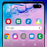 Galaxy S10 Wallpaper blue-rose icon