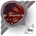 Cover Image of Скачать Burgundy Spin GO Keyboard 1.0.2 APK