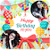 Birthday Dual Photo Frame icon