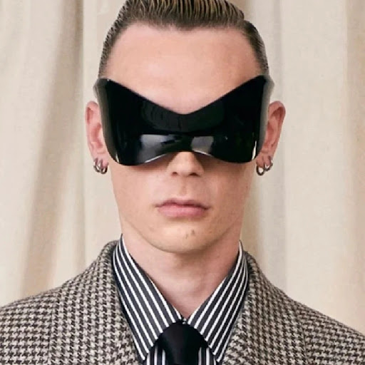 Title 2, Mens Fashion Personality Mask Type Sunglasses