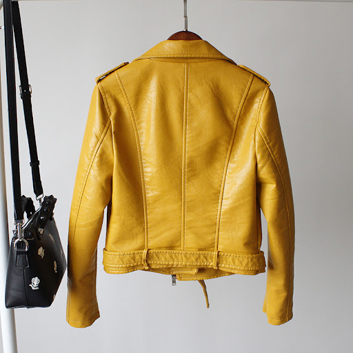 Title 4, Small leather jacket, a stylish and versatile w...