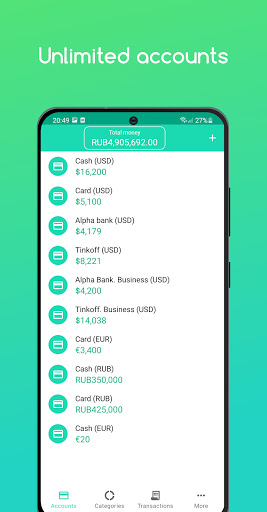 Screenshot Finance