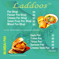 Laddoos menu 3