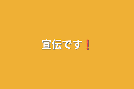 宣伝です❗️