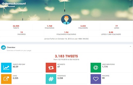 Twitter Insights & Analytics Preview image 0