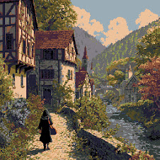 Shadows Lengthen Across The Water Meadow