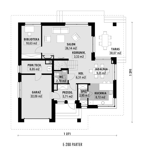 E-288 - Rzut parteru