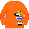 supreme®/thrasher® multi logo l/s tee fw21