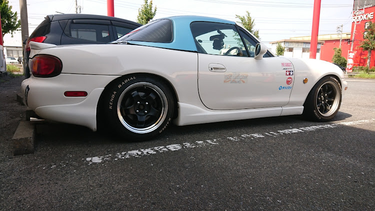 ロードスターの車高調整・熱中症に気をつけて!!に関するカスタム事例の投稿画像1枚目