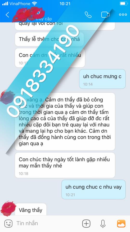 Bùa trục người về bằng hình ảnh