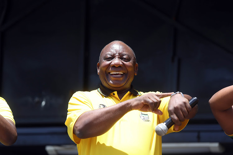 With time running out before the election, President Cyril Ramaphosa is criss-crossing Mzansi to sell the party line ahead of May 8.