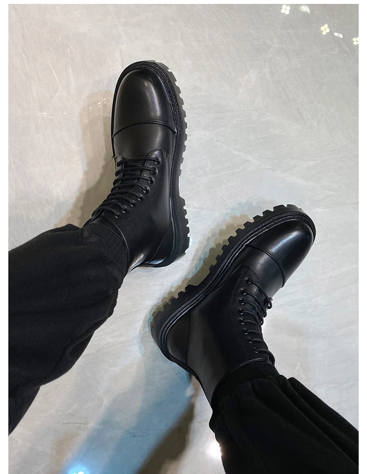 Title 11, Bottes Martin style britannique pour homme, bot...