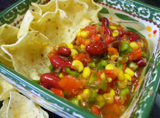 Red Kidney Bean & Corn Salsa