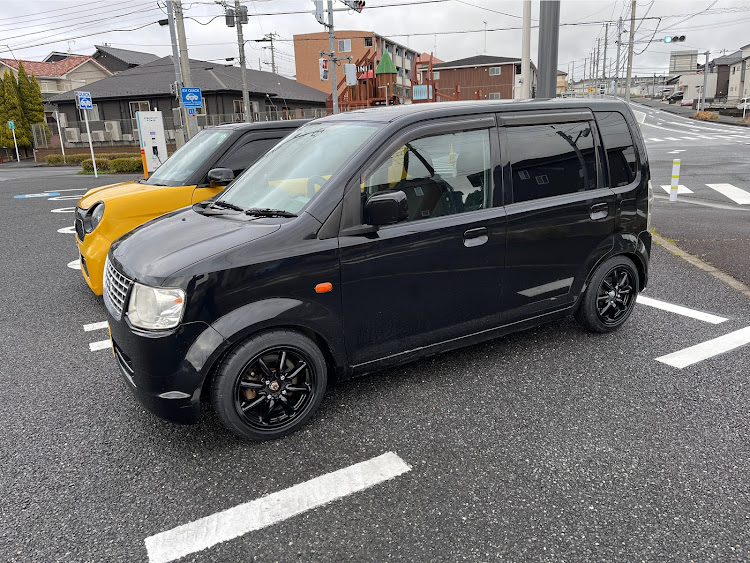 eKワゴンのブラックレーシング・足車はいじらない・とりあえずヨシ！・DIREZZA DZ101に関するカスタム事例の投稿画像1枚目