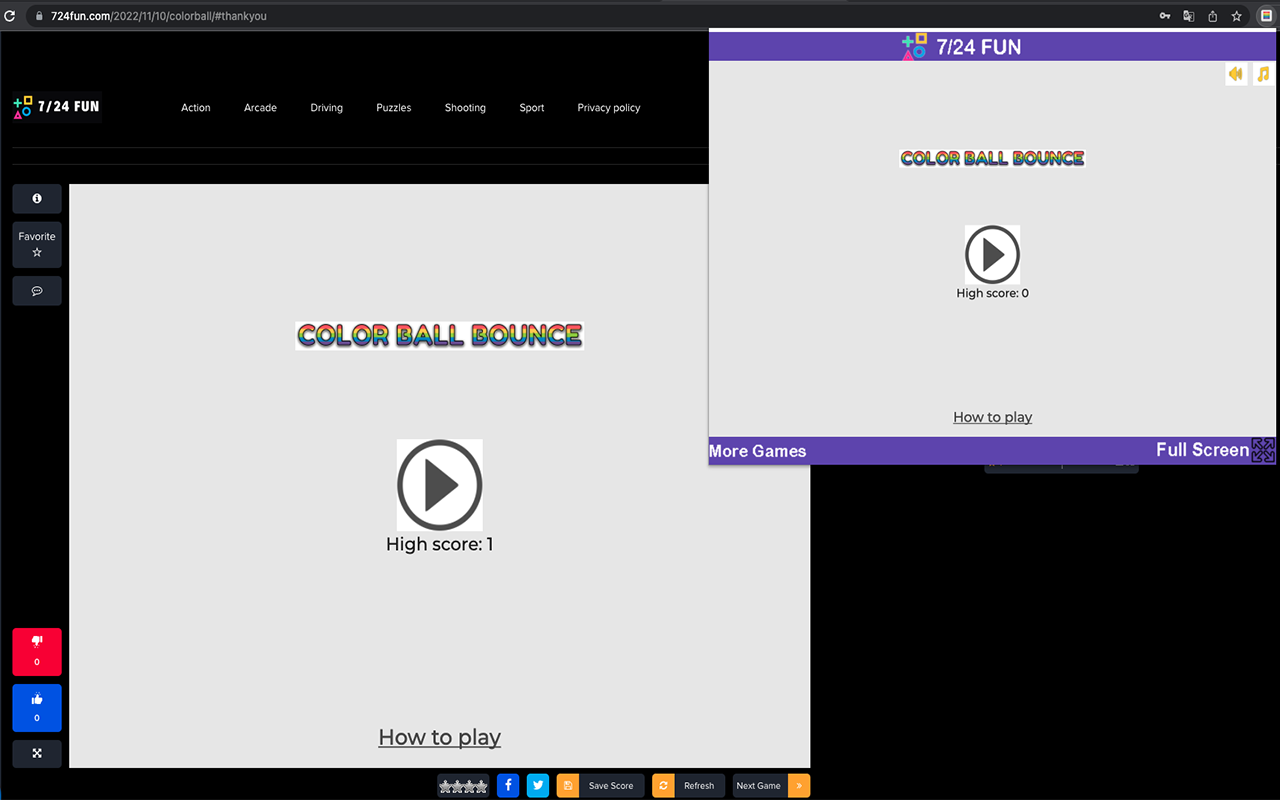 Color Ball Bounce - Arcade Game Preview image 1
