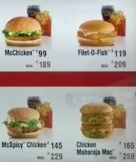 McDonald's menu 5