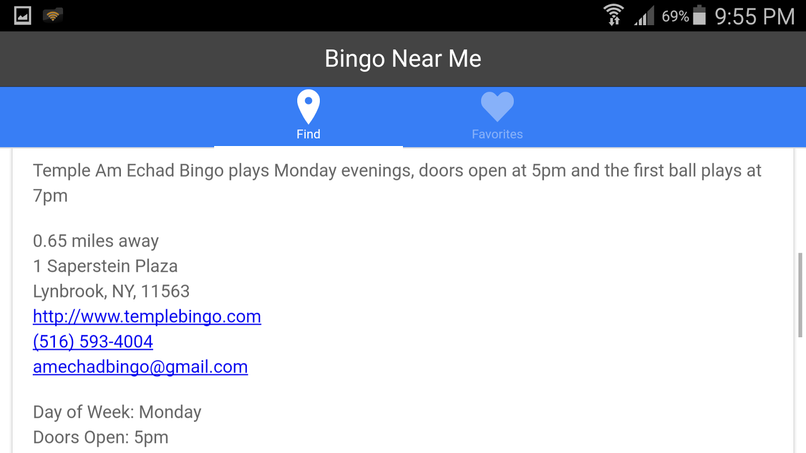 Bingo Near Me - Android Apps on Google Play