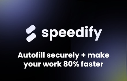 Speedify.ai: ChatGPT + OCR + Autofill Preview image 0