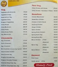 Hotel Mallview menu 3