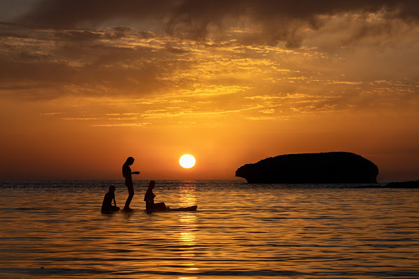 Tramonto a S'Archittu di Danan