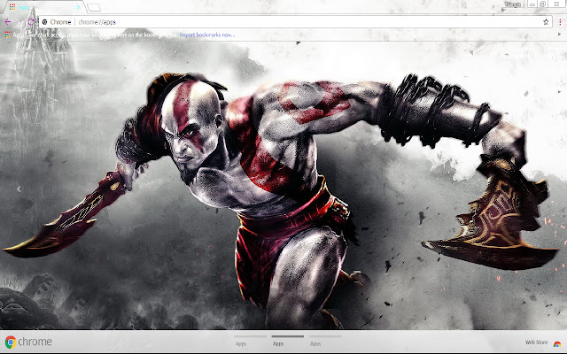 God Of War 1366x768 chrome extension