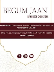 Begum Jaan By Hudson Chopsticks menu 1