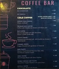 Coffee Bar menu 2