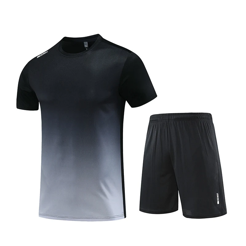 Traje Deportivo de Verano para Hombre Degradado Frescura y Estilo Deportivo Perfecto para Entrenamientos y Actividades al Aire Libre Ligero y Transpirable