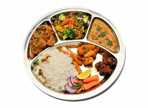 Matar Paneer Thali