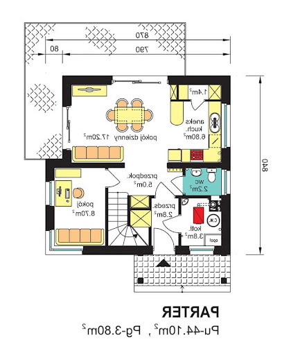 BW-70 - Rzut parteru