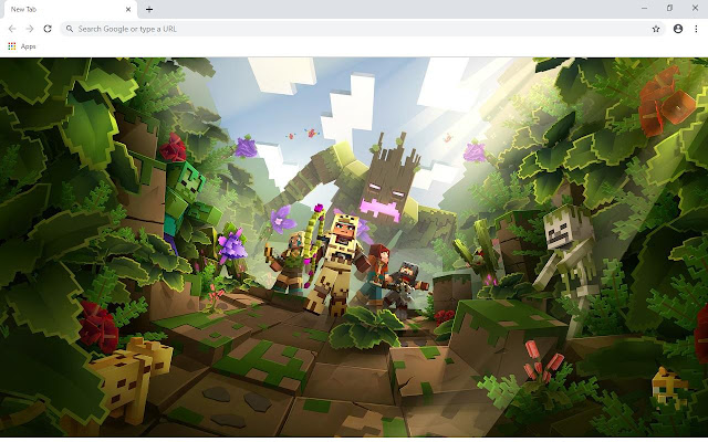 Minecraft HD Wallpapers and New Tab