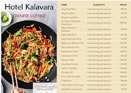 Kalavara menu 4