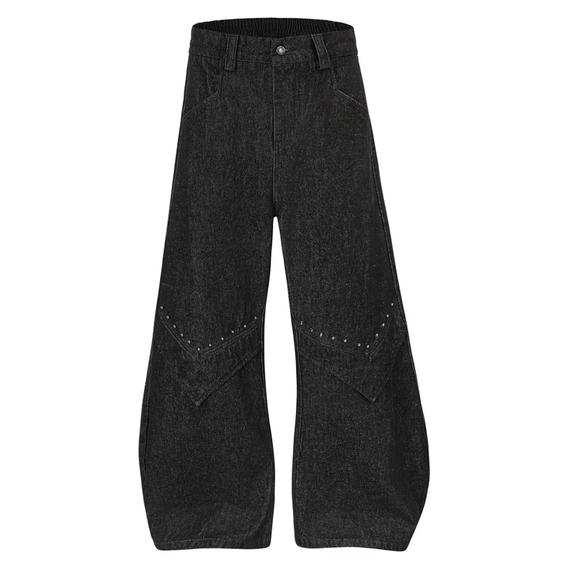 Herren American-Style Casual High Street Jeans mit hohem Profil, für einen lässigen Look in der Stadt, bequeme Passform.