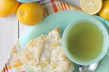 Meyer Lemon Mascarpone Scones