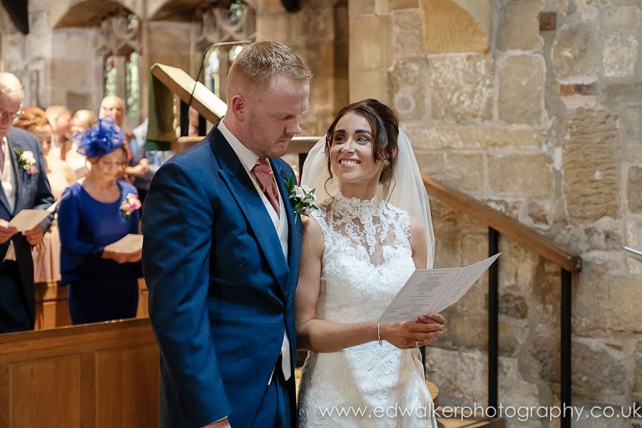 Wedding photographer Ed Walker (edwalkerphoto). Photo of 1 July 2019