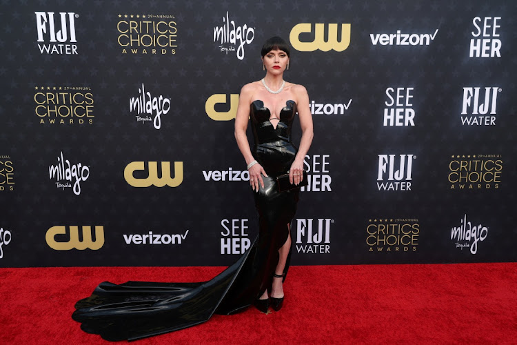 Christina Ricci attends the 29th Annual Critics Choice Awards, in Santa Monica.