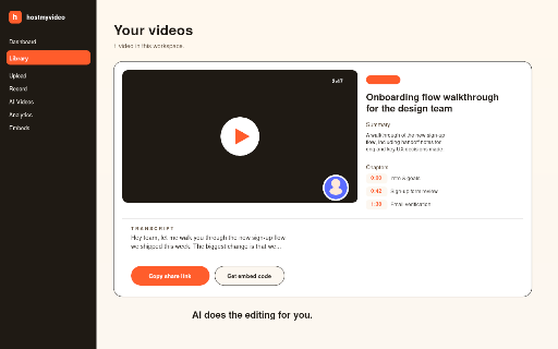 HostMyVideo - Screen + Cam Recorder screenshot 2