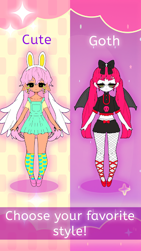 Screenshot Moon's Closet dress up game