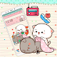 Download Cute Pink Cat Cartoon Theme For PC Windows and Mac 1.1.2