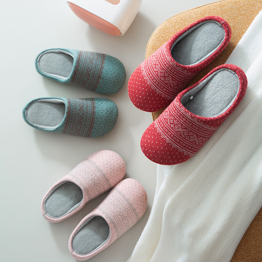 Title 11, Plush padded slippers for supreme comfort at ho...