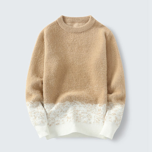 Title 4, Mens Fall Winter Pullover Round Neck Gradient ...