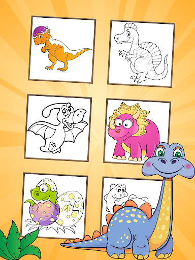 Dinosaurs Coloring Pages screenshots 3