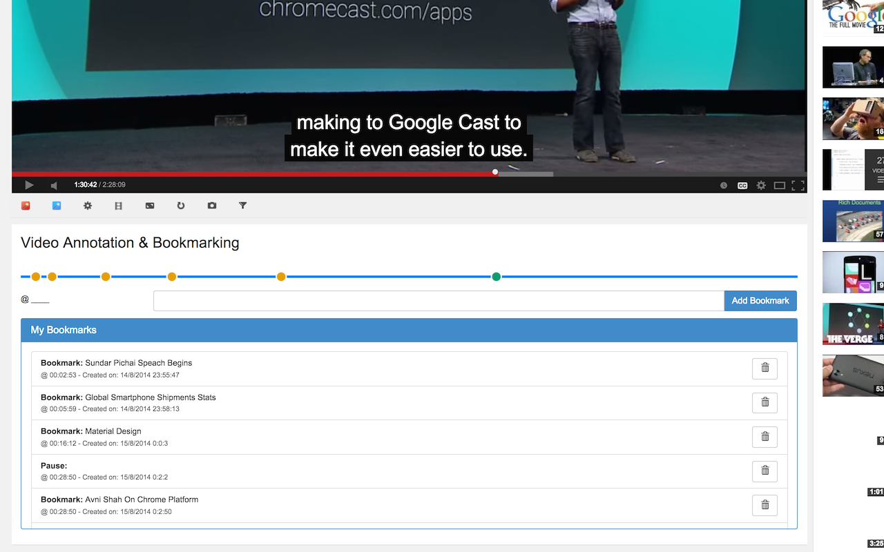 Video Annotation & Bookmarking Preview image 0