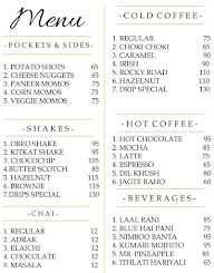 Drips Cafe menu 2