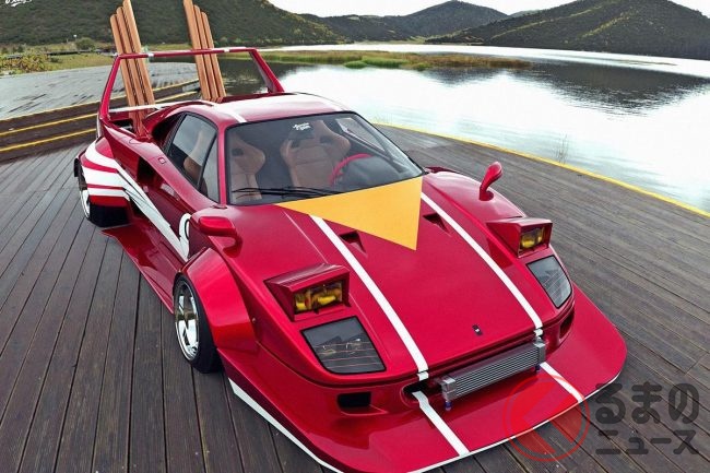寅次郎さんが投稿したF40・竹槍マフラー・6本出しマフラー・スマートニュースよりに関するカスタム事例の投稿画像2枚目