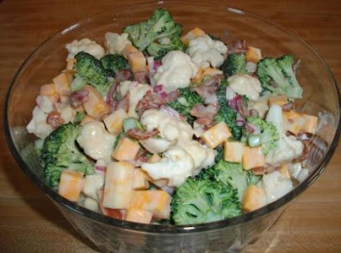 Broccoli-Cauliflower Salad