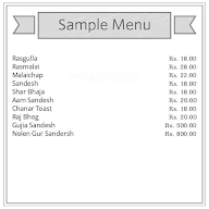 Aristocrat Sweet Shop menu 1