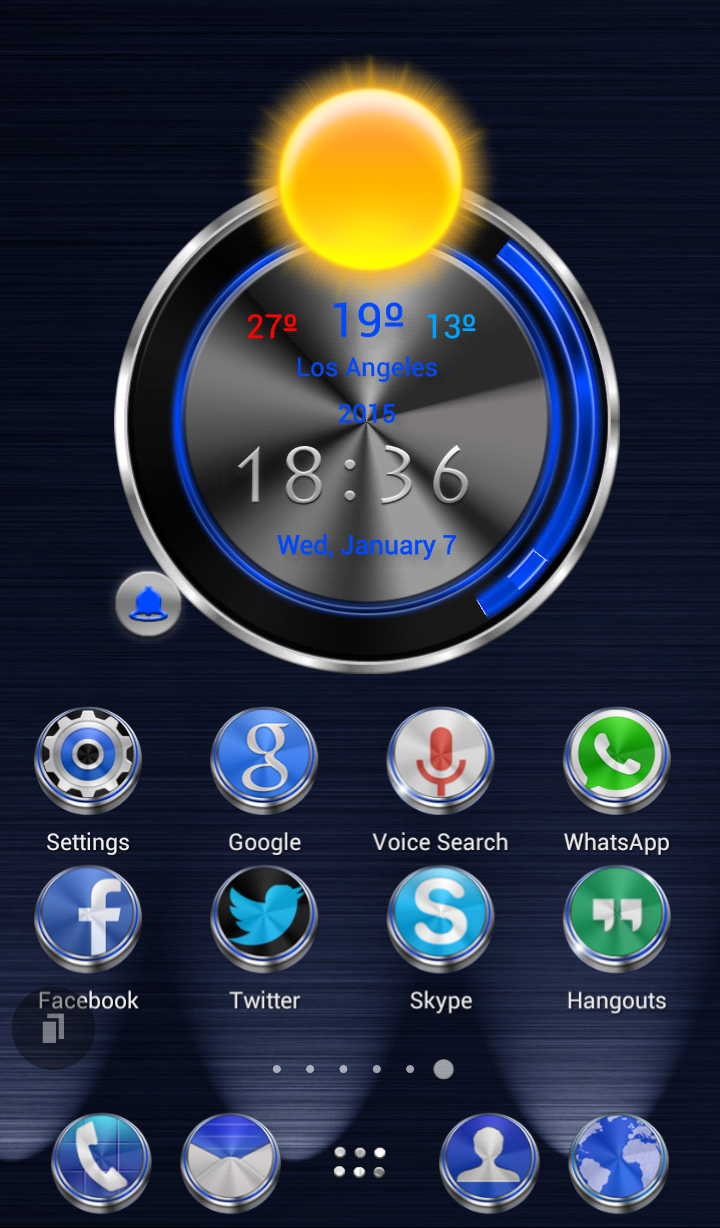 TSF Shell Theme Zenith 3D Screen 1
