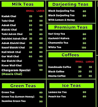 Chai Garam menu 3