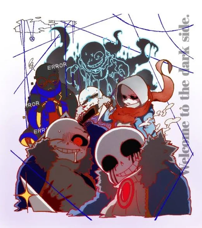 「Undertale闇AUが幻想郷に来た！？1話目」のメインビジュアル